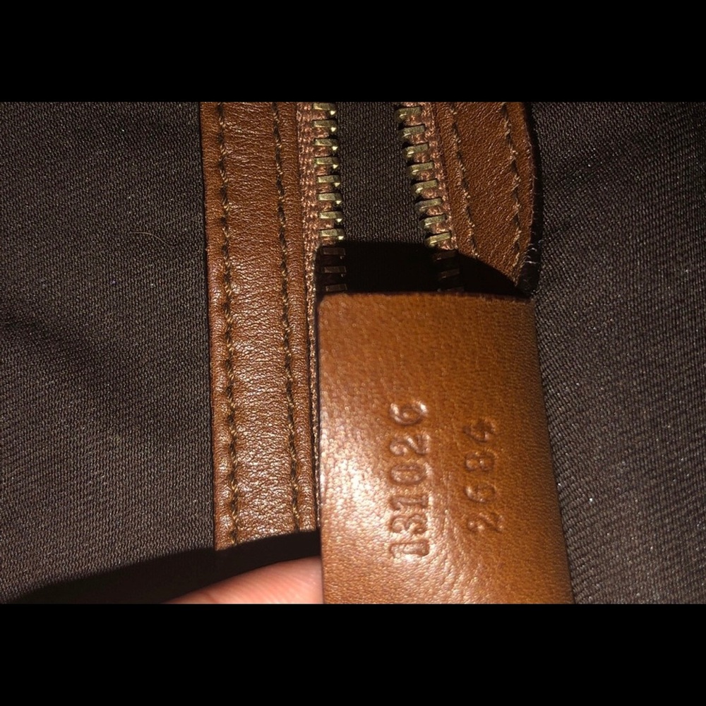 !!AUTHENTIC!! GUCCI "horsebit heratige" brown leather hobo bag - Picture 5 of 5